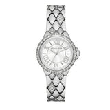 Michael Kors Camille Pave Crystals Silver Dial Silver Steel Strap Watch for Women - MK4804 Buy Now By Michael Kors
