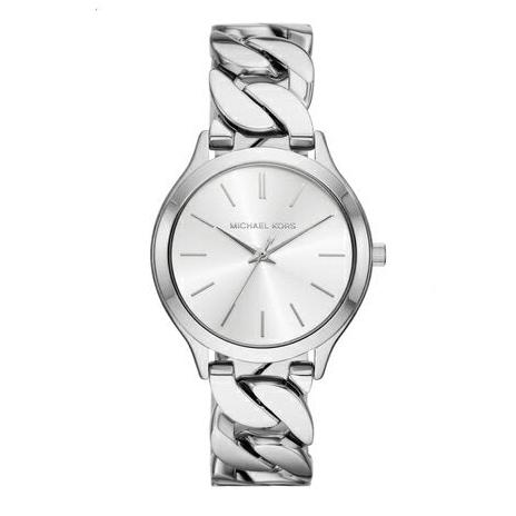 Michael Kors Runway Three-Hand Silver Dial Silver Steel Strap Watch for Women - MK7474 Buy Now By Michael Kors