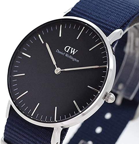 Daniel Wellington Classic Bayswater Black Dial Black NATO Strap Watch For Women - DW00100282 Buy Now By Daniel Wellington
