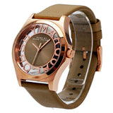 Marc Jacobs Henry Dinky Skeleton Beige Dial Beige Leather Strap Watch for Women - MBM1245 Buy Now By Marc Jacobs