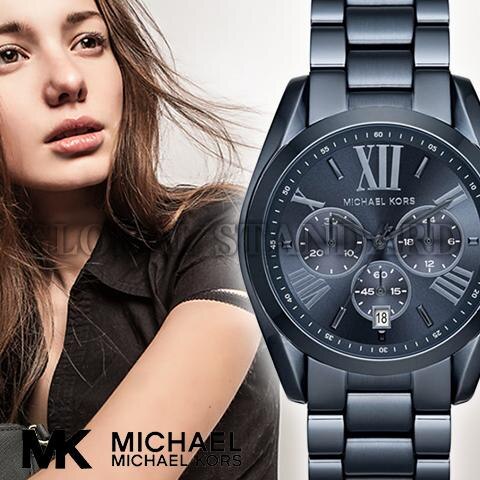 Michael Kors Bradshaw Blue Dial Blue Steel Strap Watch for Men - MK6248 Buy Now By Michael Kors