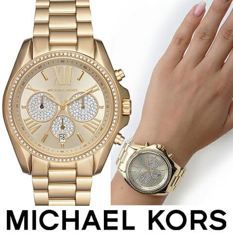 Michael Kors Bradshaw Quartz Gold Dial Gold Steel Strap Watch For Women - MK6538 Buy Now By Michael Kors