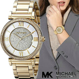 Michael Kors Catlin Mother of Pearl Dial Gold Steel Strap Watch for Women - MK3332 Buy Now By Michael Kors