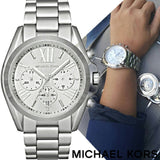 Michael Kors Bradshaw Silver Dial Silver Steel Strap Watch for Men - MK5535 Buy Now By Michael Kors