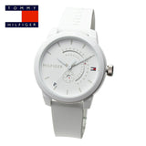 Tommy Hilfiger Denim Analog White Dial White Rubber Strap Watch for Men - 1791481 Buy Now By Tommy Hilfiger