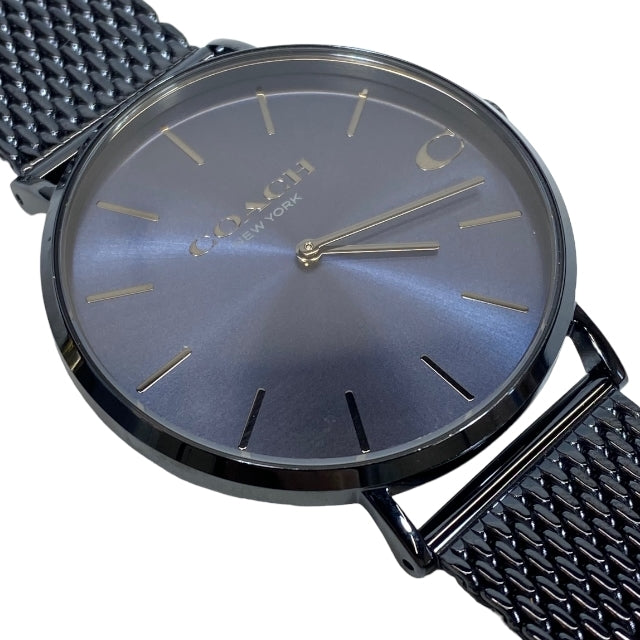 Coach Charles Blue Dial Blue Mesh Bracelet Watch for Men - 14602146 Buy Now By Coach