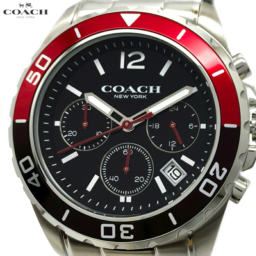 Coach Kent Black Dial Silver Steel Strap Watch for Men - 14602556 Buy Now By Coach