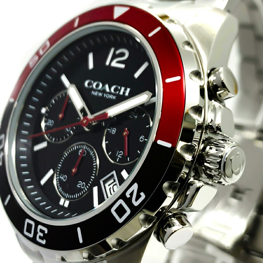 Coach Kent Black Dial Silver Steel Strap Watch for Men - 14602556 Buy Now By Coach