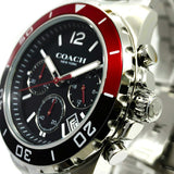 Coach Kent Black Dial Silver Steel Strap Watch for Men - 14602556 Buy Now By Coach