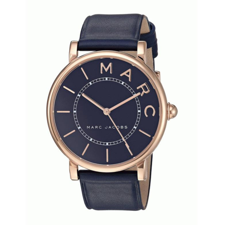 Marc Jacobs Roxy Navy Blue Dial Blue Leather Strap Watch for Women - MJ1534 Buy Now By Marc Jacobs
