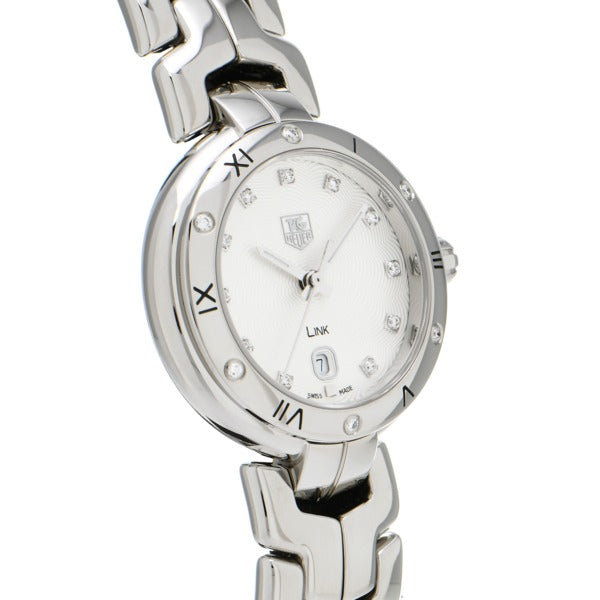 Tag Heuer Link Diamonds Silver Dial Silver Steel Strap Watch for Women - WAT1413.BA0954 Buy Now By Tag Heuer