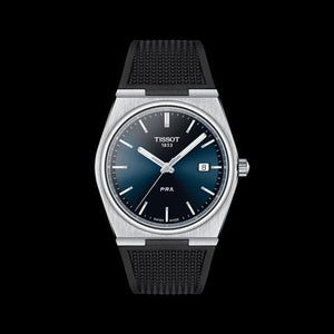Tissot PRX Blue Dial Black Rubber Strap Watch For Men - T137.410.17.041.00 Buy Now By Tissot