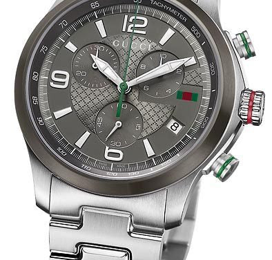 Gucci G Timeless Chronograph Grey Dial Silver Steel Strap Watch For Men - YA126238 Buy Now By Gucci