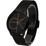 Calvin Klein Minimal Black Dial Black Mesh Bracelet Watch for Women - K3M224X1 Buy Now By Calvin Klein
