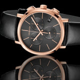 Calvin Klein Posh Grey Dial Black Leather Strap Watch for Men - K8Q376C3 Buy Now By Calvin Klein