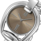 Gucci Horsebit Collection Quartz Brown Dial Silver Steel Strap Watch For Women - YA139501 Buy Now By Gucci