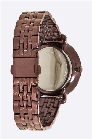Fossil Jacqueline Brown Dial Brown Steel Strap Watch for Women - ES4100 Buy Now By Fossil