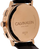 Calvin Klein Posh Chronograph White Dial Brown Leather Strap Watch for Men - K8Q376G6 Buy Now By Calvin Klein