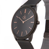 Calvin Klein High Noon Quartz Black Dial Black Mesh Bracelet Watch for Men - K8M21421 Buy Now By Calvin Klein