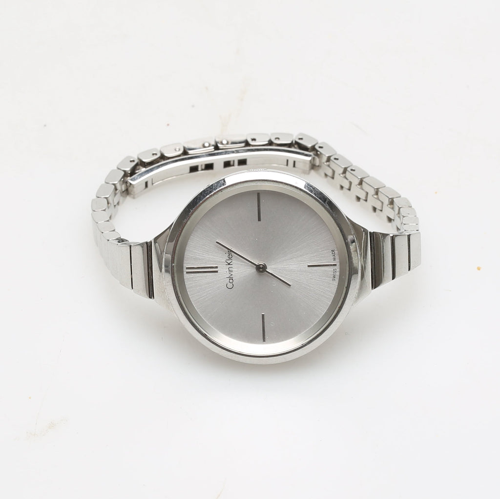 Calvin Klein Lively Silver Dial Silver Steel Strap Watch for Women - K4U23126 Buy Now By Calvin Klein