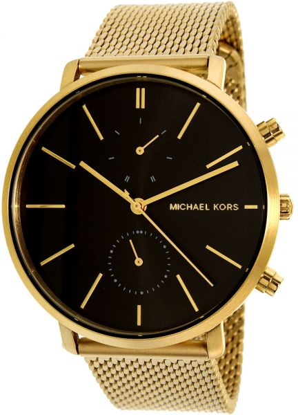 Michael Kors Jaryn Black Dial Gold Steel Strap Watch for Men - MK8503 Buy Now By Michael Kors
