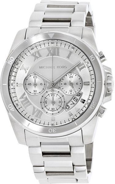 Michael Kors Brecken Chronograph Silver Dial Silver Steel Strap Watch For Women - MK8562 Buy Now By Michael Kors