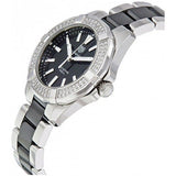 Tag Heuer Aquaracer Quartz Diamonds Black Dial Two Tone Steel Strap Watch for Men - WAY131E.BA0913 Buy Now By Tag Heuer