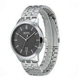 Hugo Boss Officer Black Dial Silver Steel Strap Watch for Men - 1513614 Buy Now By Hugo Boss