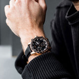 Tissot Supersport Chrono Black Dial Black Leather Strap Watch for Men - T125.617.36.051.00 Buy Now By Tissot