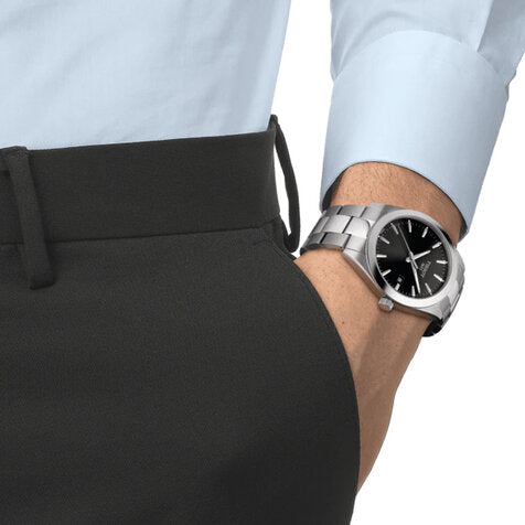 Tissot PR 100 Sport Chic Quartz Stainless Steel Watch For Men - T101.410.11.051.00 Buy Now By Tissot