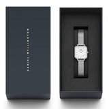Daniel Wellington Quadro Studio White Dial Silver Mesh Bracelet Watch For Women - DW00100521 Buy Now By Daniel Wellington