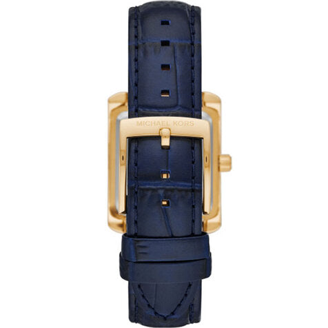 Michael Kors Emery Quartz Diamond Silver Dial Blue Leather Strap Watch For Women - MK2982 Buy Now By Michael Kors