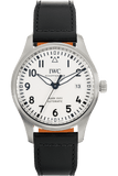 IWC Pilot's Watch Mark XVIII White Dial Black Leather Strap Watch for Men - IW327002 Buy Now By IWC