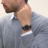 IWC Pilot's Watch Mark XVIII 40mm Black Dial Brown Leather Strap Watch for Men - IW327006 Buy Now By IWC