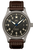 IWC Pilot's Watch Mark XVIII 40mm Black Dial Brown Leather Strap Watch for Men - IW327006 Buy Now By IWC