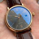 IWC Portofino Automatic Grey Dial Brown Leather Strap Watch for Men - IW356511 Buy Now By IWC