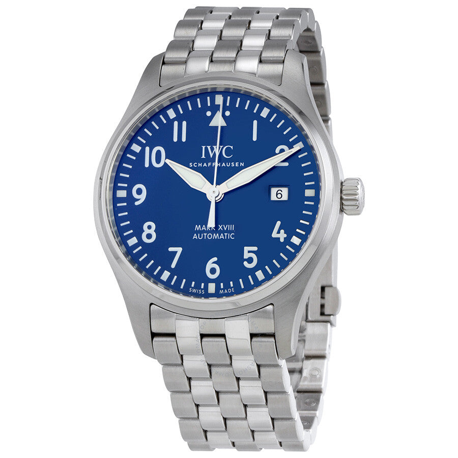 IWC Le Petit Prince XVIII Edition Blue Dial Silver Steel Strap Watch for Men - IW327014 Buy Now By IWC