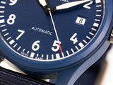 IWC Pilot’s Watch Automatic "Laureus Sport for Good" Edition Blue Dial Blue Nylon Strap Watch for Men - IW328101 Buy Now By IWC