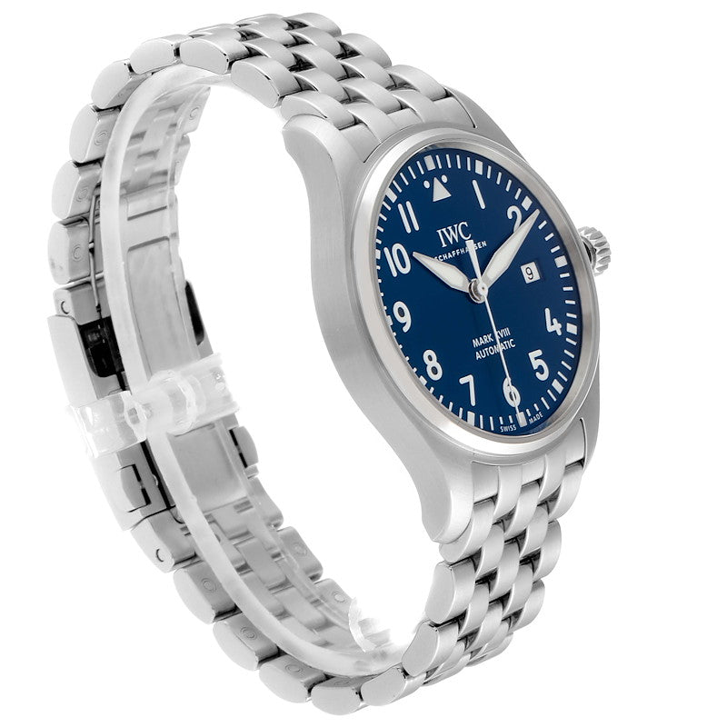 IWC Le Petit Prince XVIII Edition Blue Dial Silver Steel Strap Watch for Men - IW327014 Buy Now By IWC
