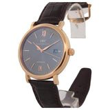 IWC Portofino Automatic Grey Dial Brown Leather Strap Watch for Men - IW356511 Buy Now By IWC