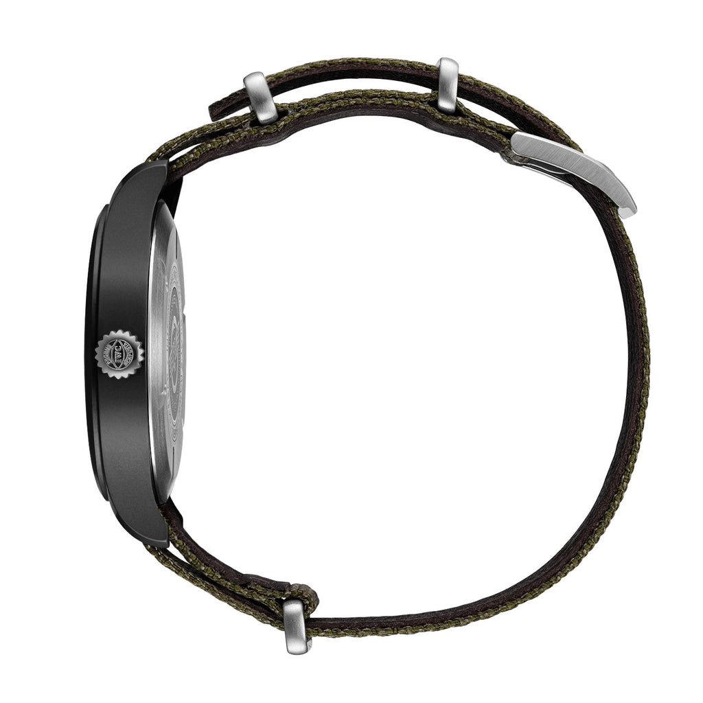 IWC Pilot’s Watch Mark XVIII Top Gun Edition “SFTI” Black Dial Green Nylon Strap Watch for Men - IW324712 Buy Now By IWC