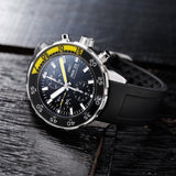 IWC Aquatimer Automatic Chronograph Black Dial Black Rubber Strap Watch for Men - IW376709 Buy Now By IWC