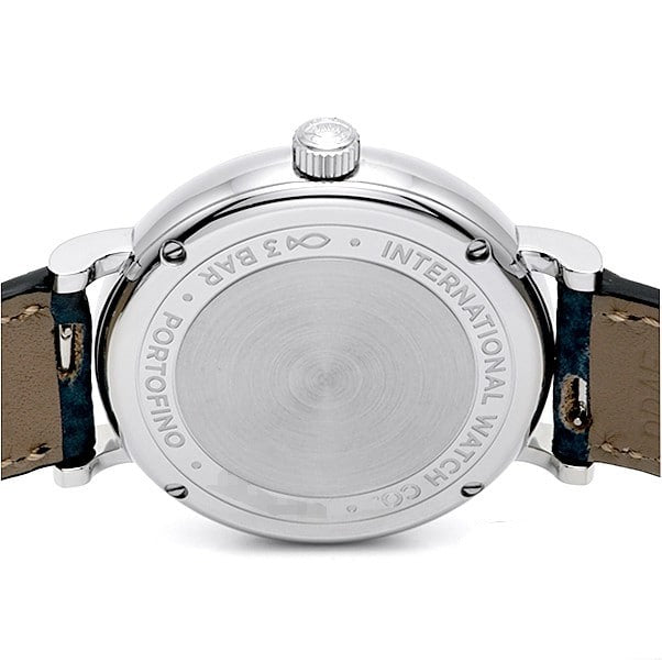 IWC Portofino Automatic Silver Dial Blue Leather Strap Watch for Women - IW357411 Buy Now By IWC