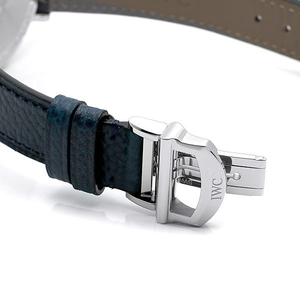 IWC Portofino Automatic Silver Dial Blue Leather Strap Watch for Women - IW357411 Buy Now By IWC