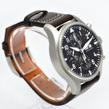 IWC Pilot's Watch Chronograph Edition Brown Dial Brown Leather Strap Watch for Men - IW377713 Buy Now By IWC