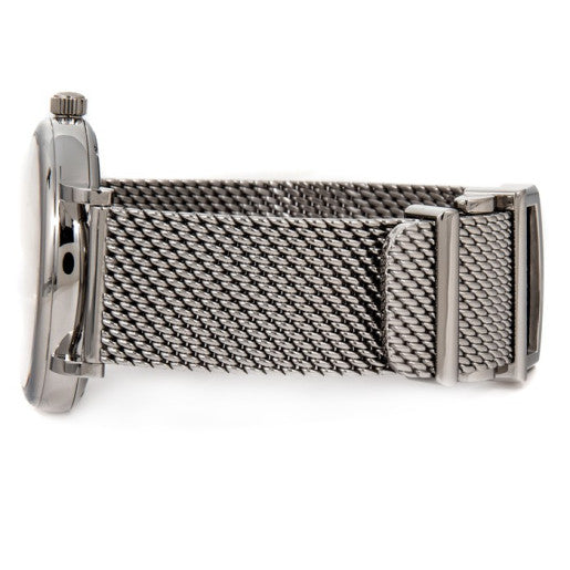 IWC Portofino Automatic White Dial Silver Mesh Bracelet Watch for Men - IW356505 Buy Now By IWC