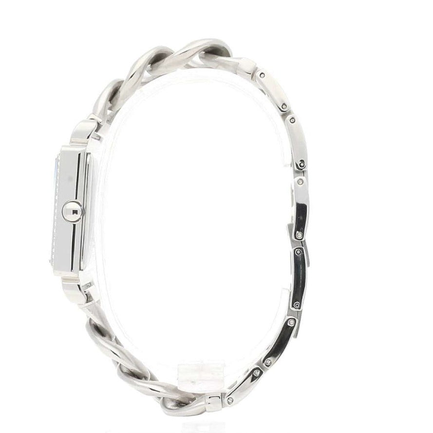 Guess Vanity Diamonds White Dial Silver Steel Strap Watch for Women - W1030L1 Buy Now By Guess