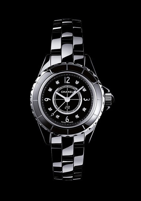 Chanel J12 Diamonds Black Dial Black Steel Strap Watch for Women - J12 H2569 Buy Now By Chanel