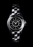 Chanel J12 Diamonds Black Dial Black Steel Strap Watch for Women - J12 H2569 Buy Now By Chanel