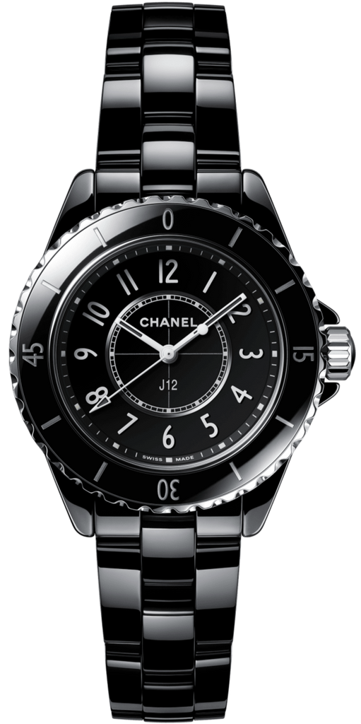 Chanel J12 Quartz Black Dial Black Steel Strap Watch for Women - J12 H5695 Buy Now By Chanel